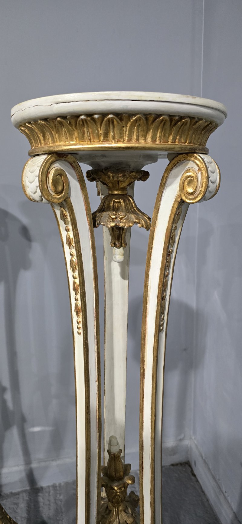 Super Pair Parcel Gilt Torchere Stands