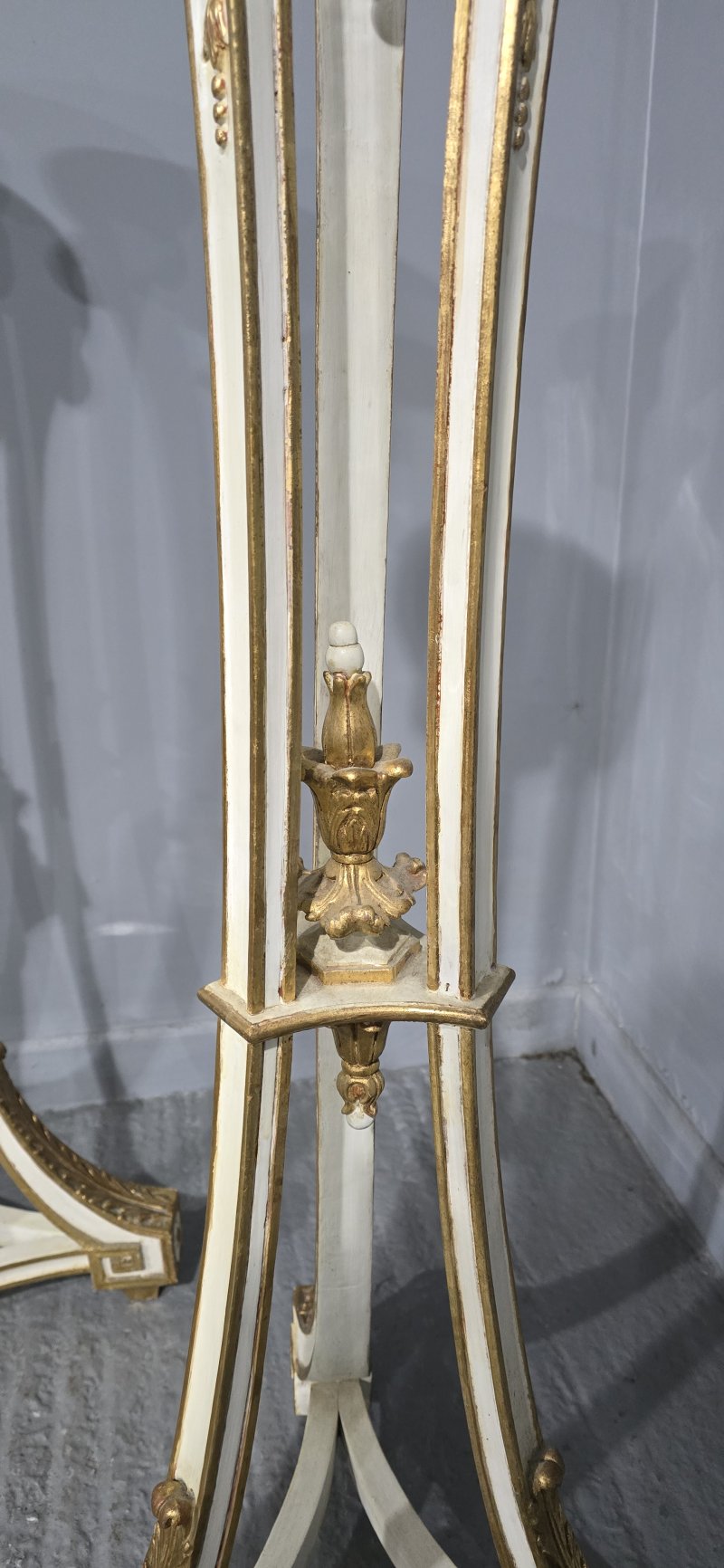 Super Pair Parcel Gilt Torchere Stands