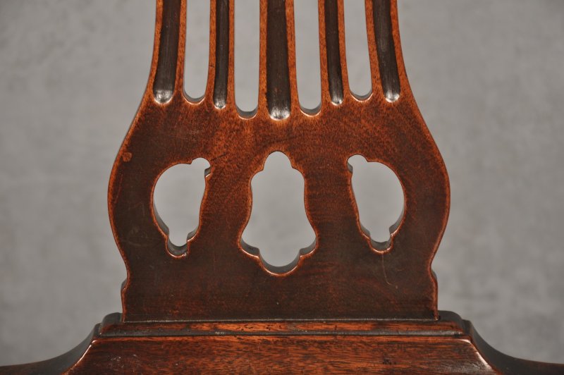 Set Of Eight 18th Century Mahogany Hepplewhite Chairs