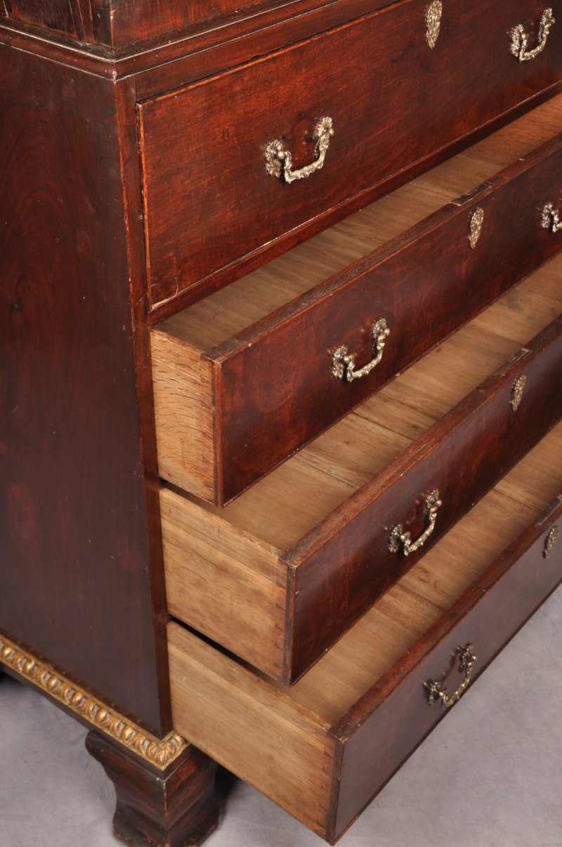 Fine 18th Century Mahogany Secretaire Cabinet