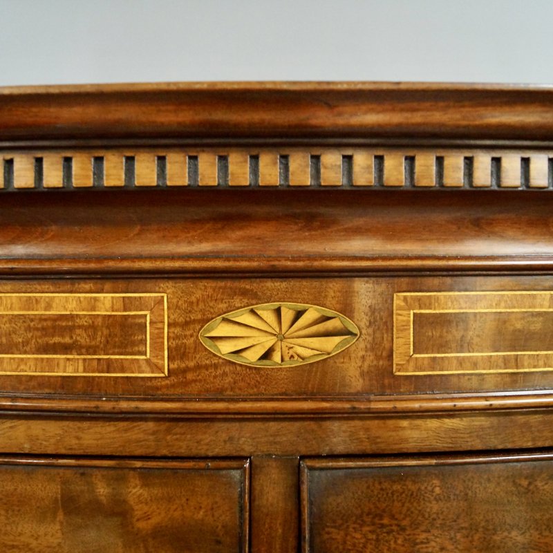 A Fine Georgian Bow-Fronted Tallboy