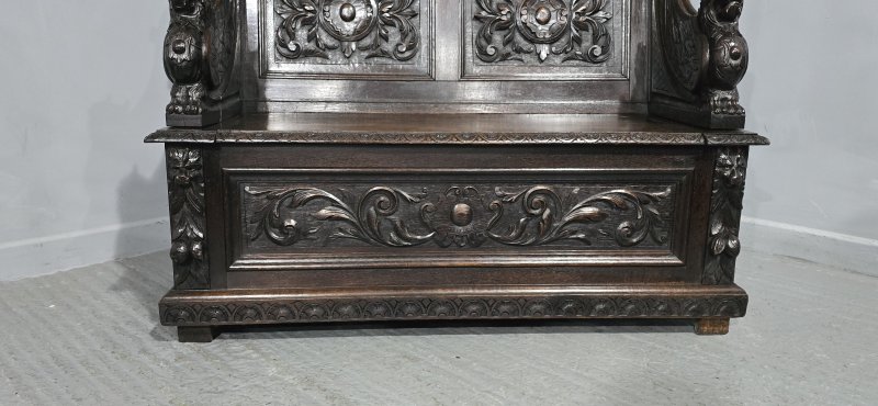 Super Oak Monks Hall Bench