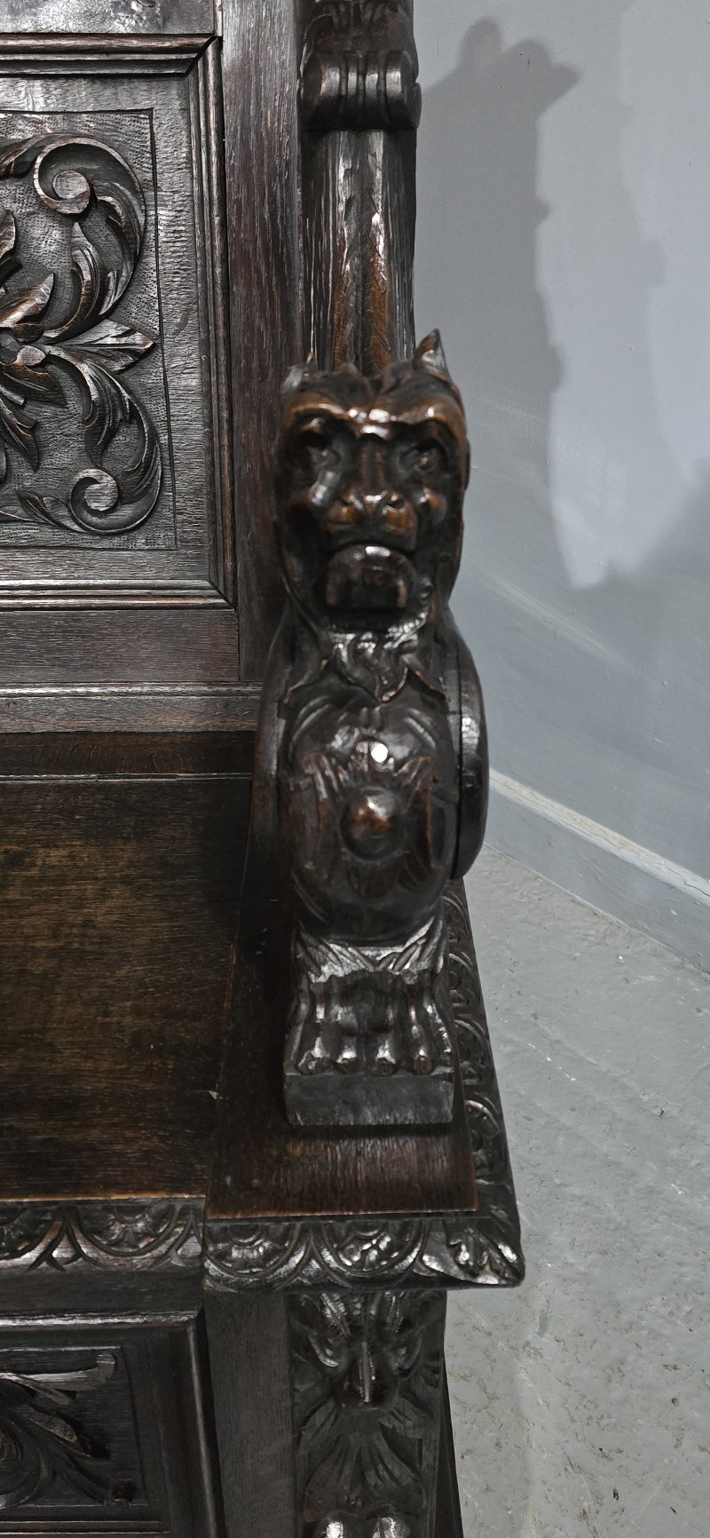 Super Oak Monks Hall Bench