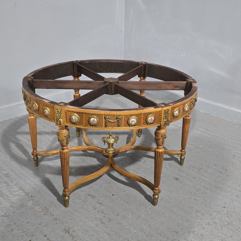 Super Marble and Porcelain Plaque Coffee Table - Image 4