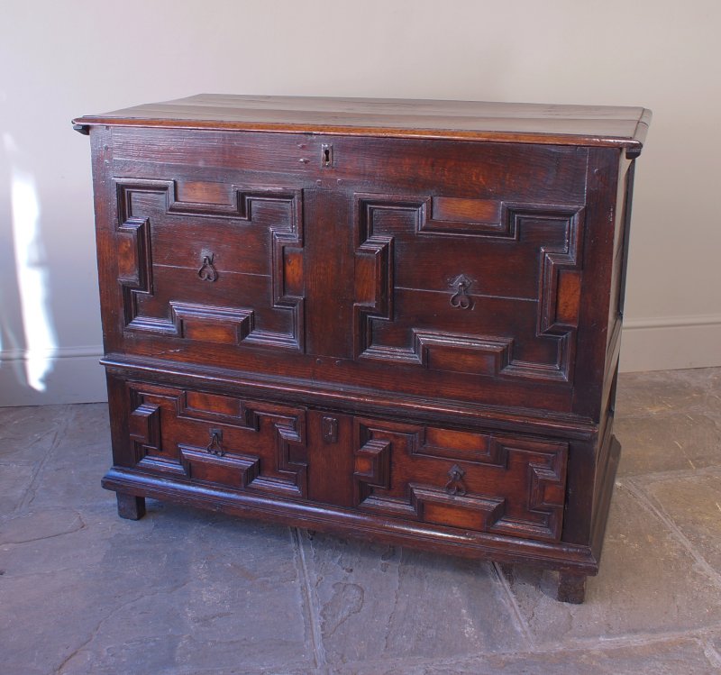 17th Century Oak Mule Chest/ Coffer.