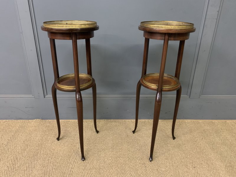 Pair of Mahogany Stands - Image 6