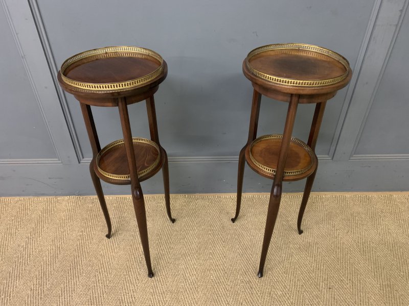 Pair of Mahogany Stands - Image 7