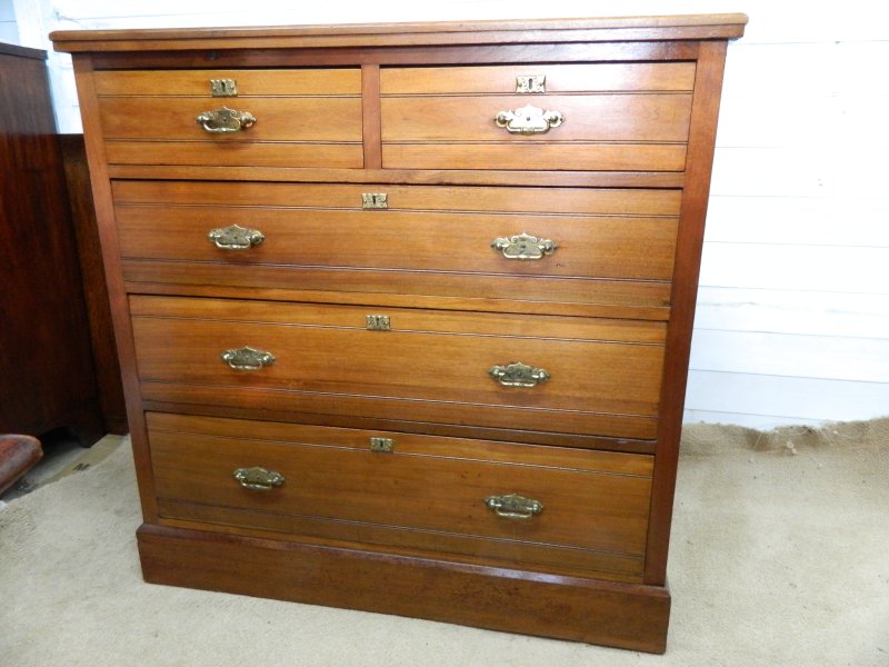 Blyth and Sons Victorian Walnut Chest of Drawers - Image 2