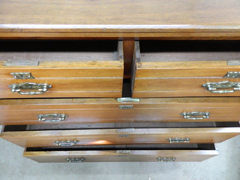 Blyth and Sons Victorian Walnut Chest of Drawers - Image 8