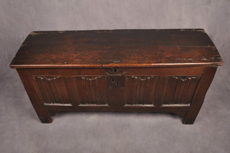 Henry VIII Oak Coffer - Image 2