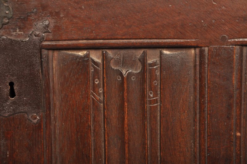 Henry VIII Oak Coffer - Image 6