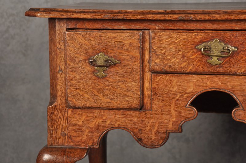 Early 18th Century Oak Lowboy - Image 9