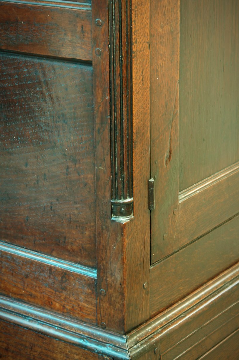 Georgian Oak Linen Press Cupboard