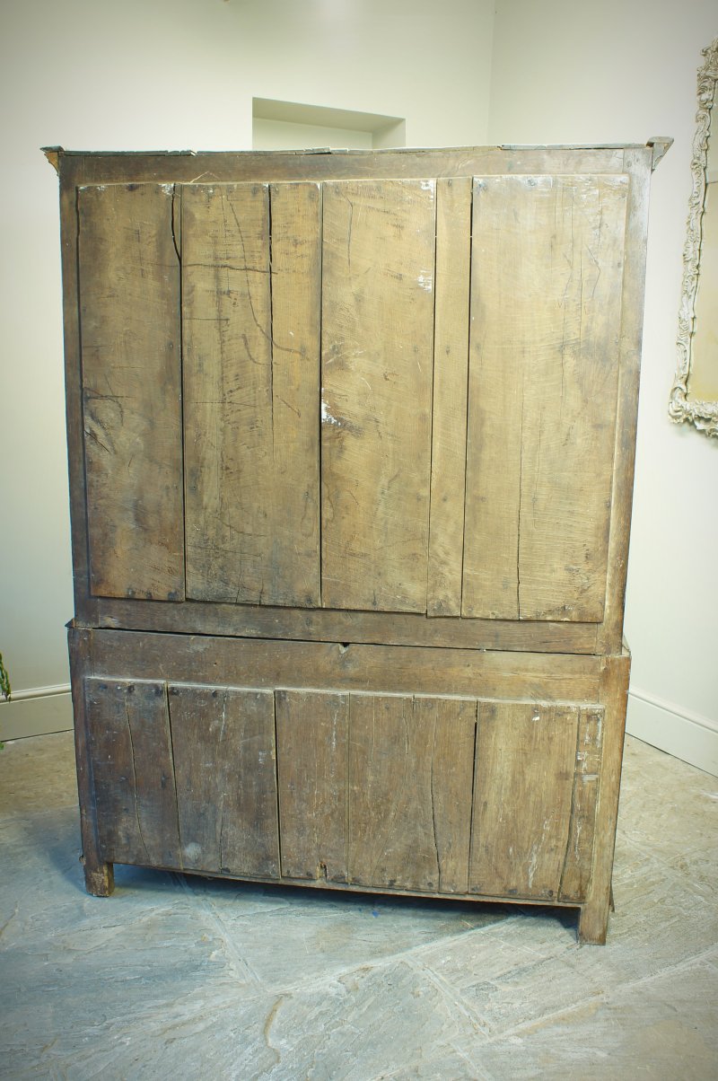 Georgian Oak Linen Press Cupboard