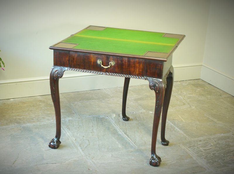 A Fine George II Mahogany Card Table