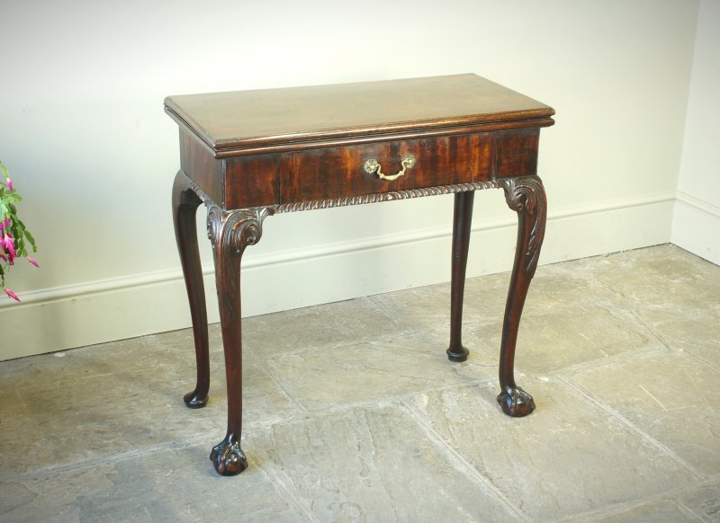 A Fine George II Mahogany Card Table