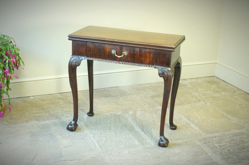 A Fine George II Mahogany Card Table