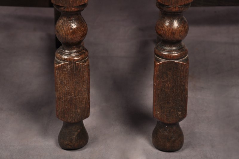 Set Of Four 17th Century Oak Chairs - Image 5