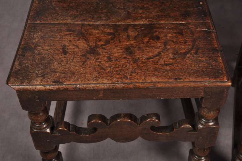 Set Of Four 17th Century Oak Chairs - Image 6