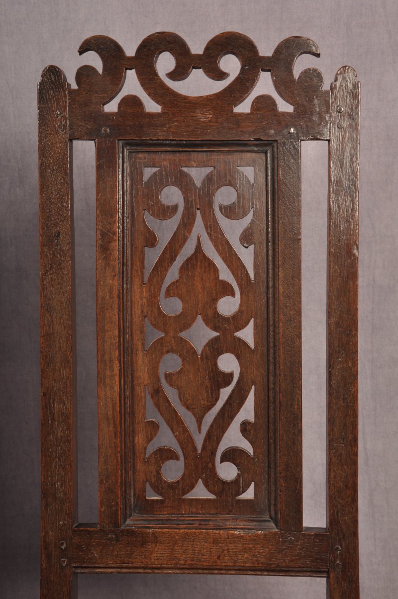 Set Of Four 17th Century Oak Chairs - Image 7