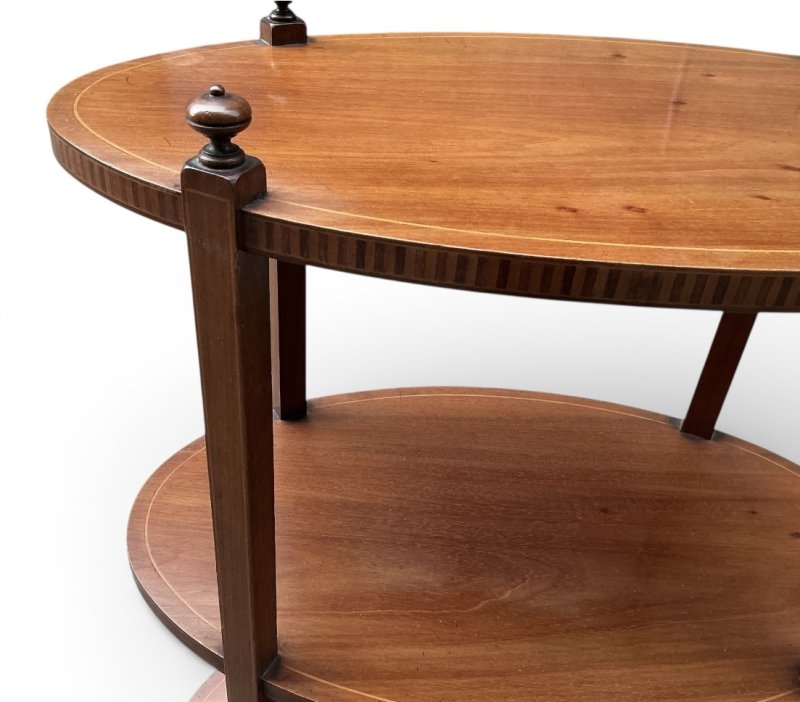 Edwardian Inlaid Mahogany Occasional Table - Image 10