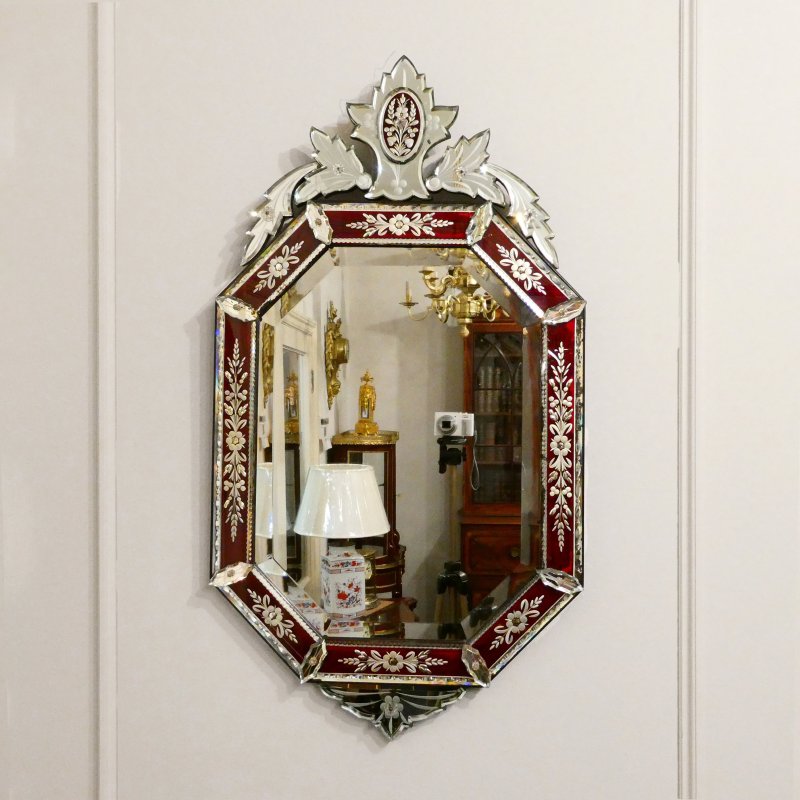 Early 20th Century Italian Venetian Wall Mirror