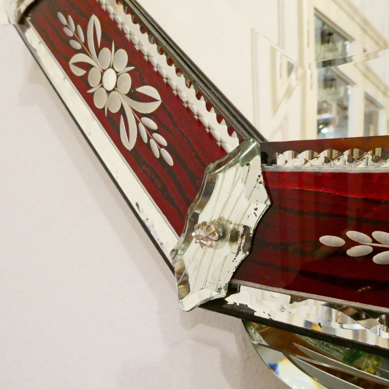 Early 20th Century Italian Venetian Wall Mirror - Image 4