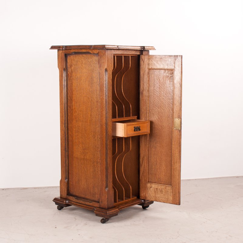 Oak Music Filing Cabinet - Image 3