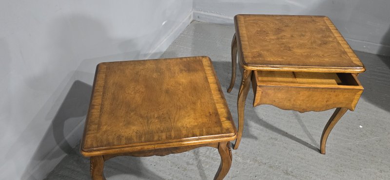 Pair Burr Elm Lamp Tables - Image 6