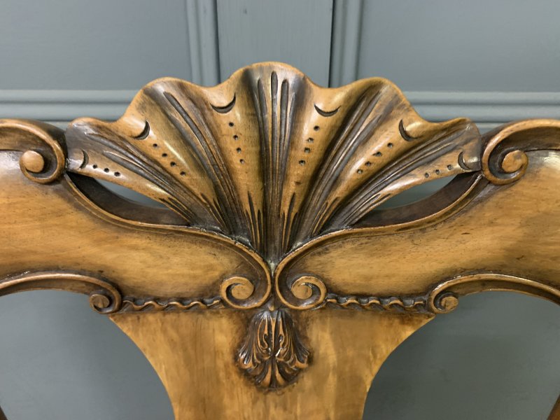 Waring & Gillow Set of 8 Queen Anne Style Chairs - Image 5