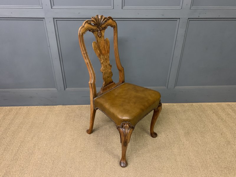 Waring & Gillow Set of 8 Queen Anne Style Chairs - Image 11