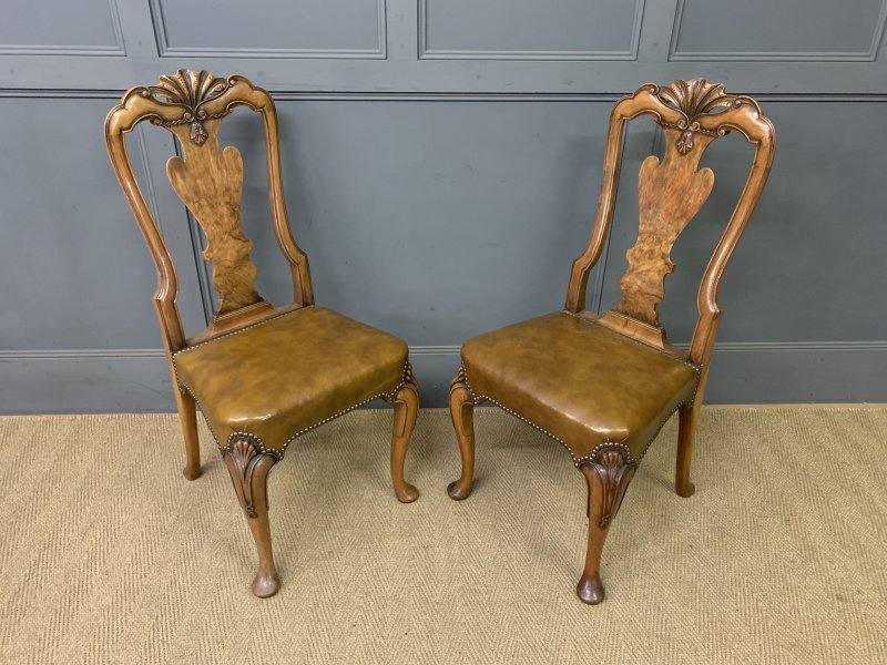 Waring & Gillow Set of 8 Queen Anne Style Chairs - Image 15