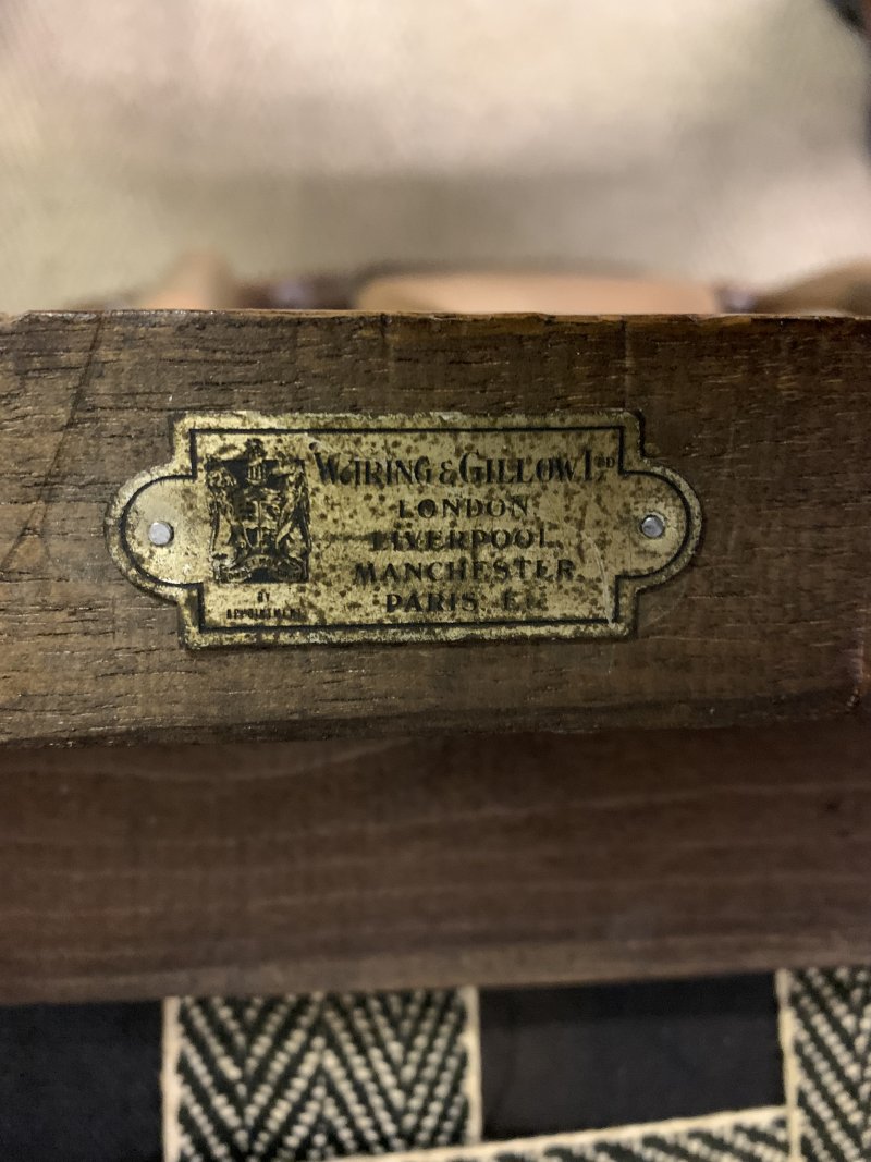 Waring & Gillow Set of 8 Queen Anne Style Chairs - Image 7