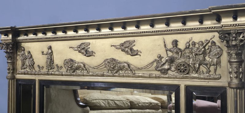 Superb Regency Triple Plate Mirror - Image 8