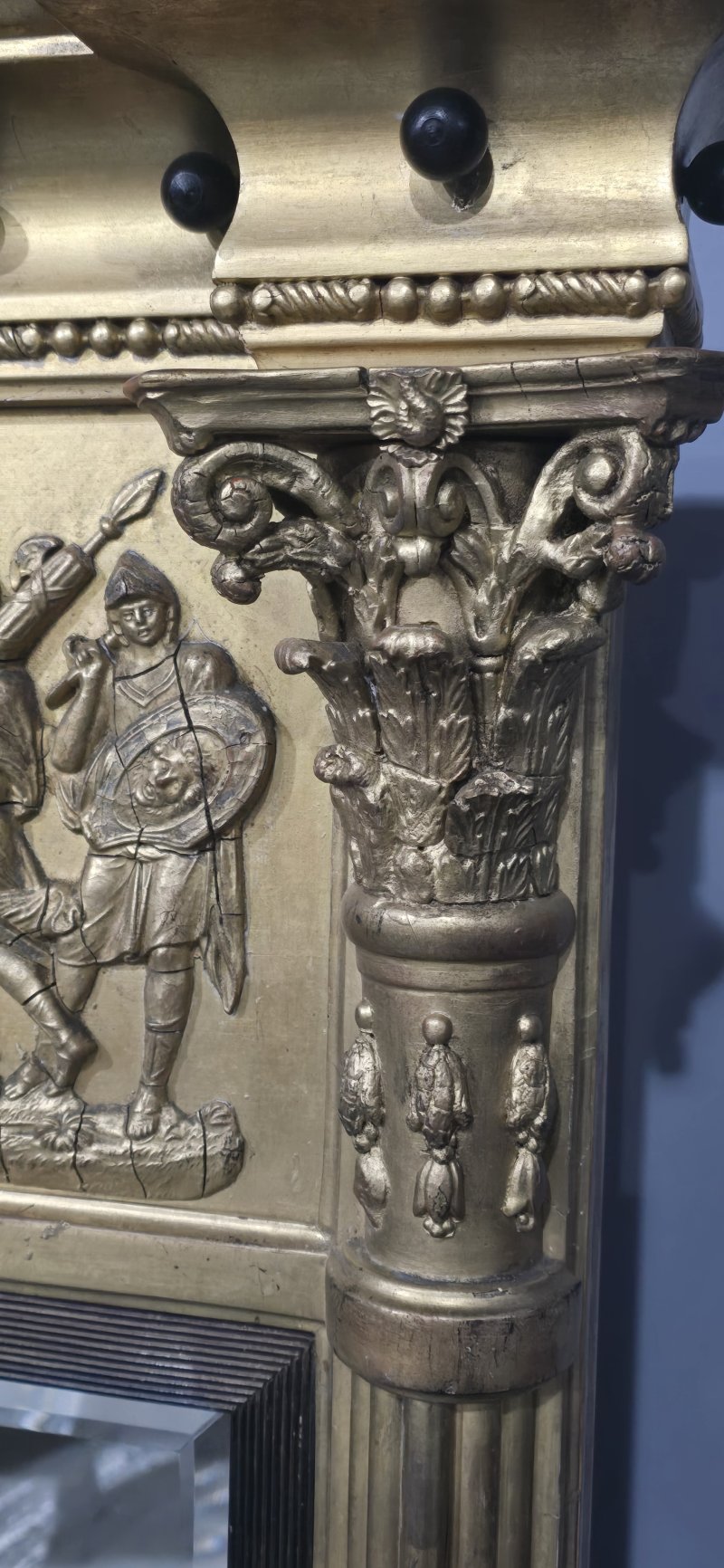 Superb Regency Triple Plate Mirror - Image 7