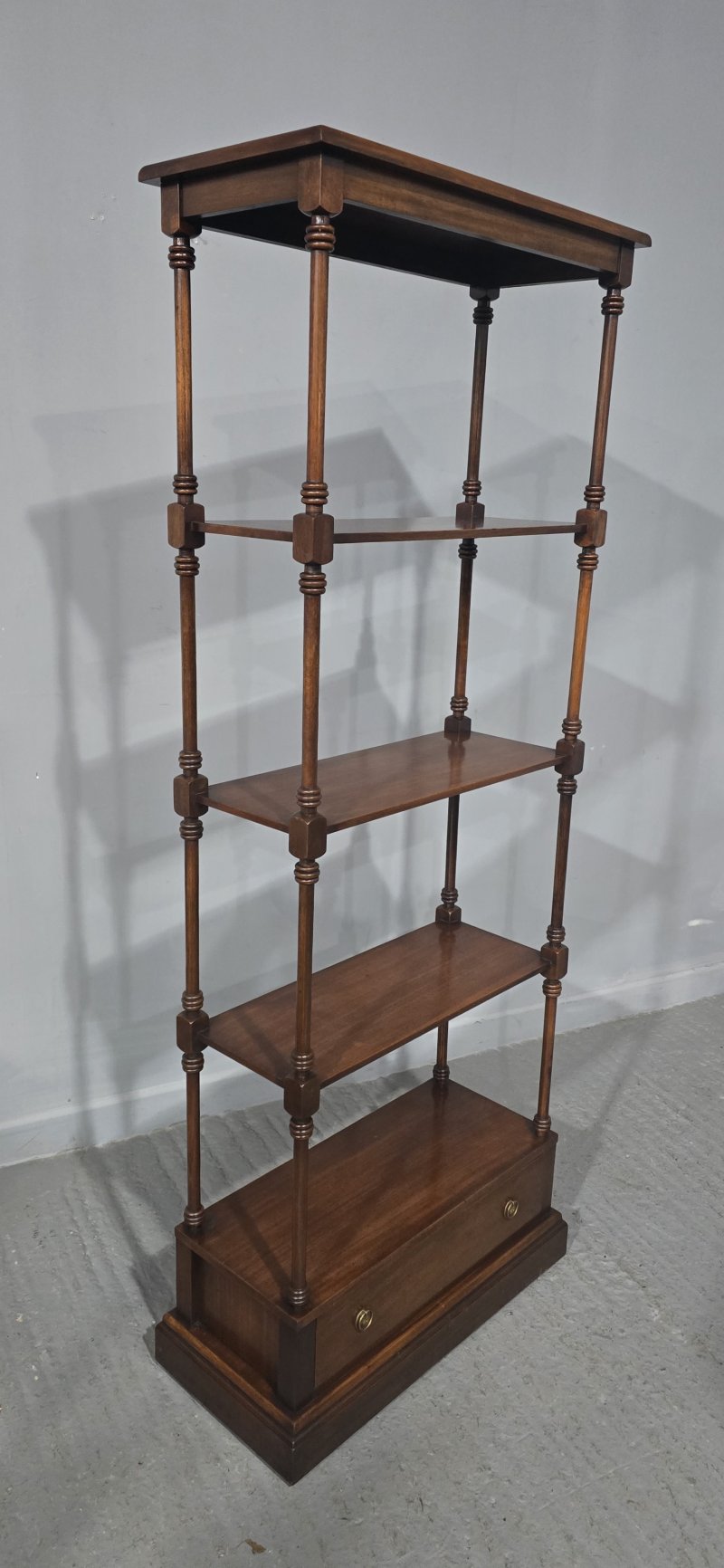Tall Mahogany Stand