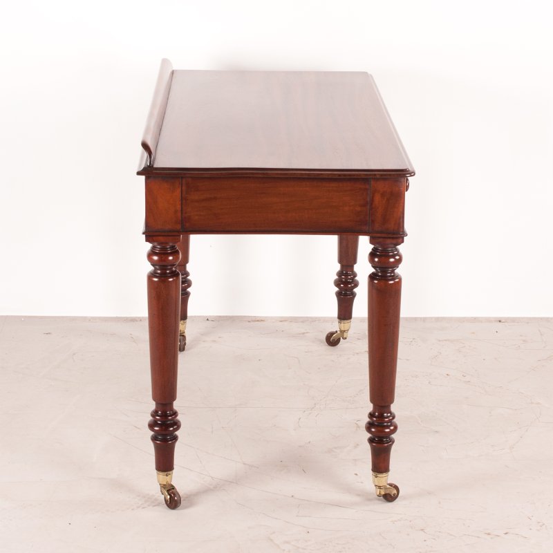 Fine Quality 19thC Mahogany Two Drawer Side Table by W Williamson & Sons of Guildford - Image 10