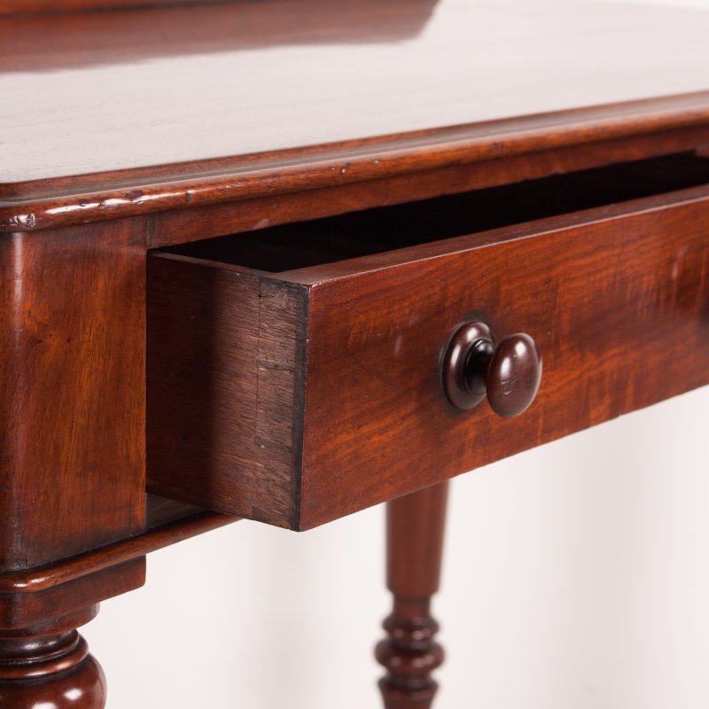 Fine Quality 19thC Mahogany Two Drawer Side Table by W Williamson & Sons of Guildford - Image 16