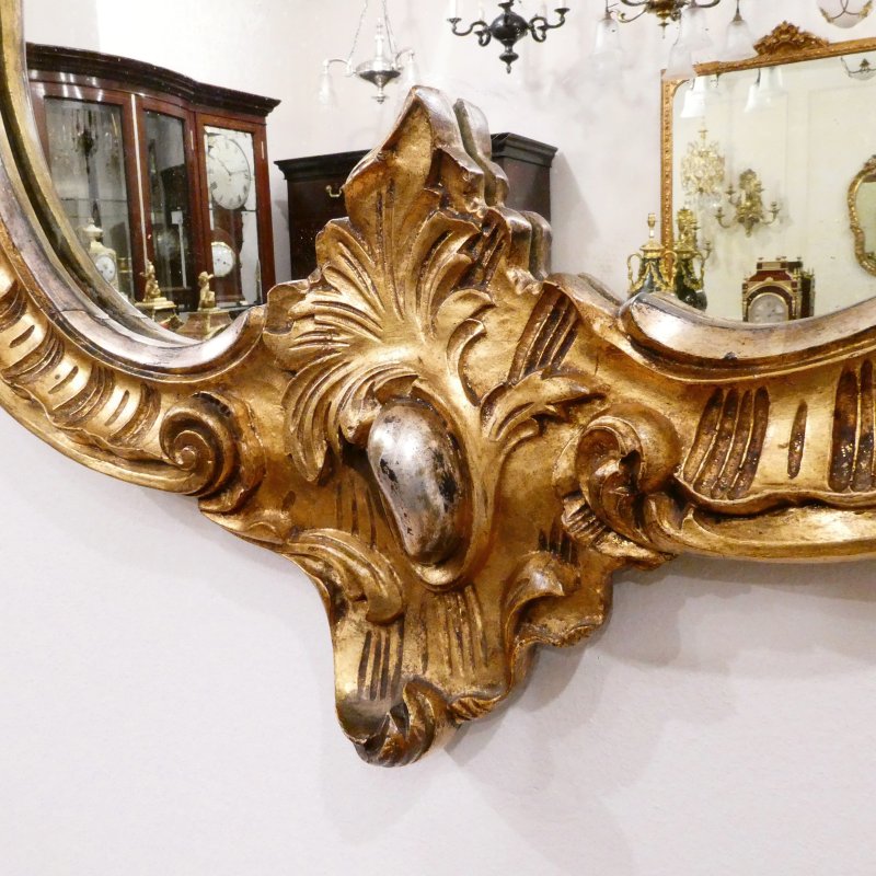 Mid 19th Century French Rococo Style Giltwood Wall Mirror - Image 3