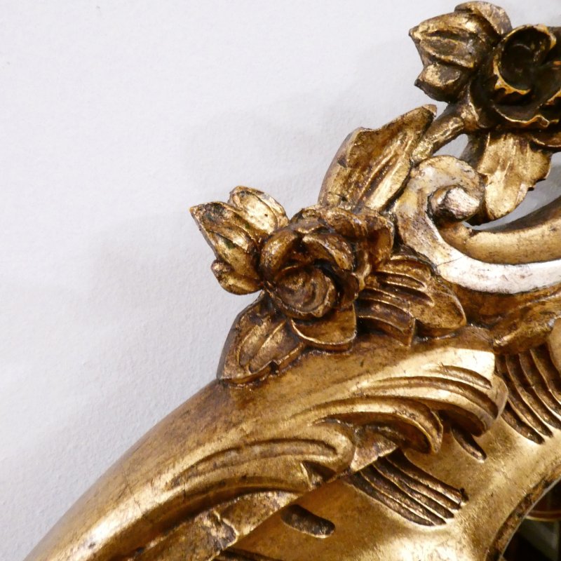 Mid 19th Century French Rococo Style Giltwood Wall Mirror - Image 6