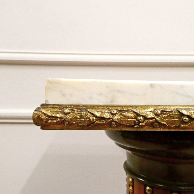 Pair of Victorian Satinwood Pedestals - Image 4