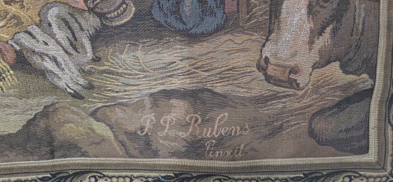 French Signed Tapestry - Image 3