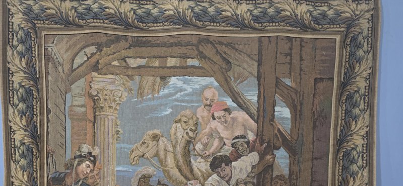 French Signed Tapestry - Image 7
