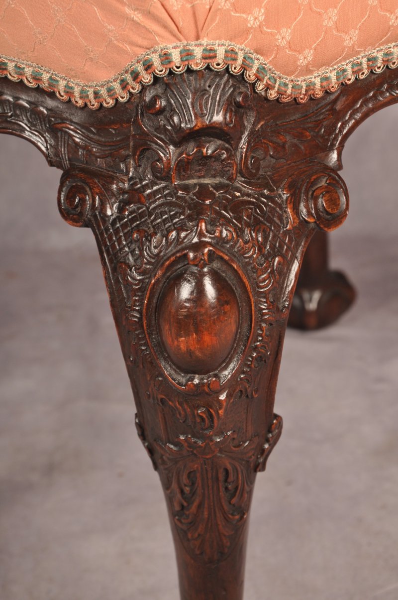 Fine 19th Century Walnut Stool - Image 5