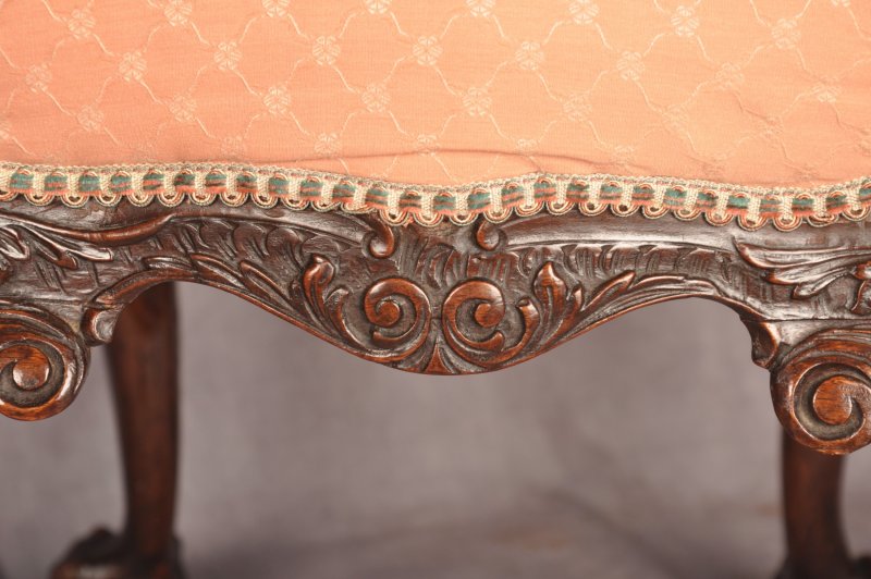 Fine 19th Century Walnut Stool - Image 7