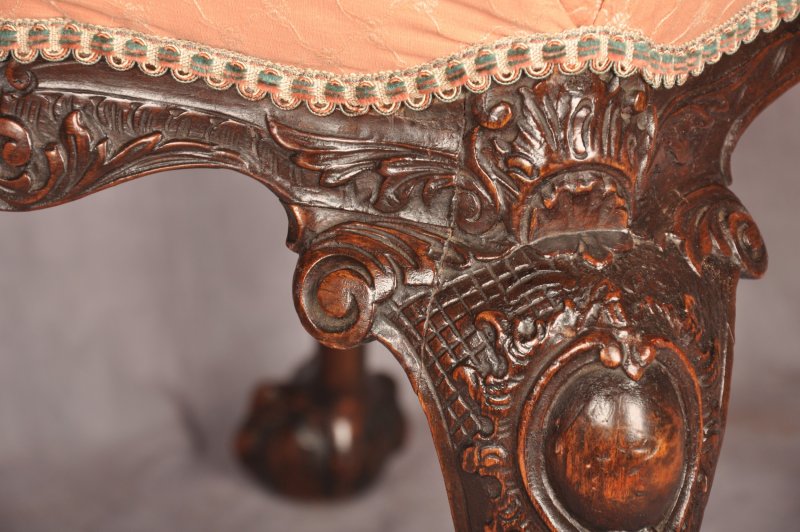 Fine 19th Century Walnut Stool - Image 6