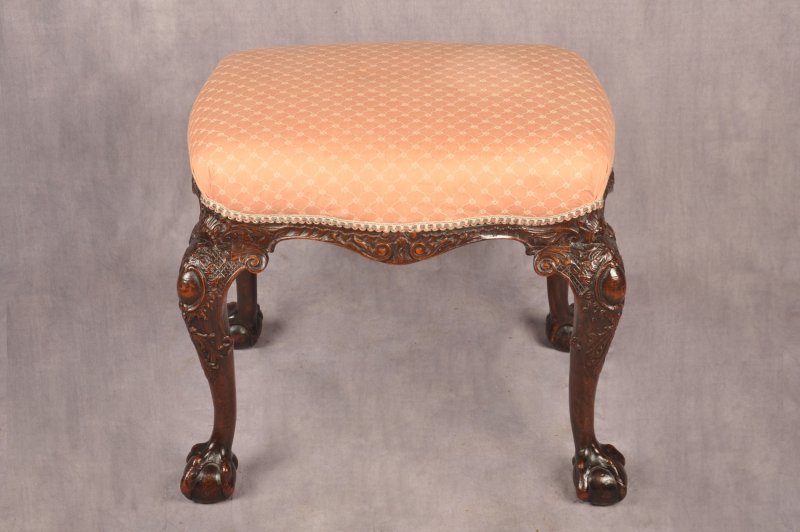 Fine 19th Century Walnut Stool - Image 8