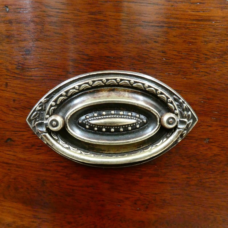 Regency Mahogany Bow Fronted Chest of Drawers - Image 3