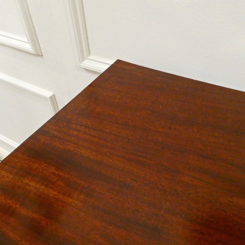 Regency Mahogany Bow Fronted Chest of Drawers - Image 7