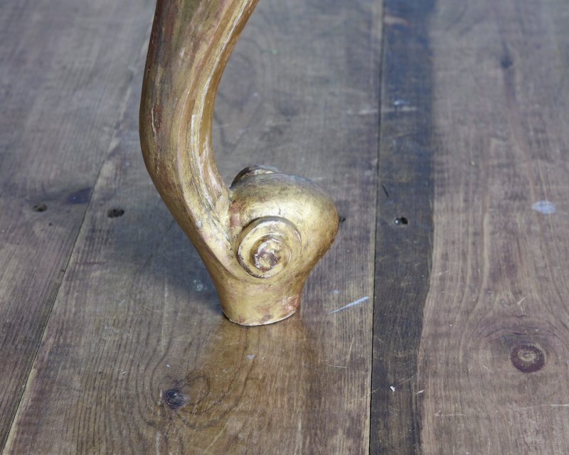 William IV Grand Scale Parcel Gilt Foot Stool - Image 2